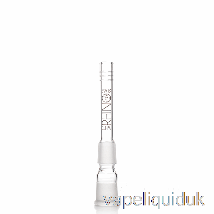White Rhino 19/19 Glass Downstem 4inch Vape Liquid